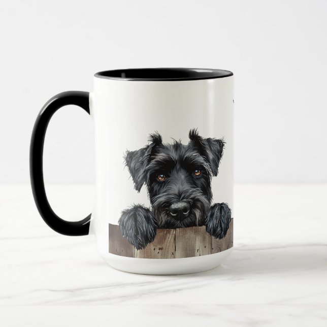 Géant Schnauzer Chien Mug (Gauche)