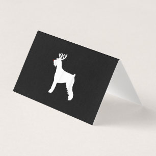 géant schnauzer renne chien de noël