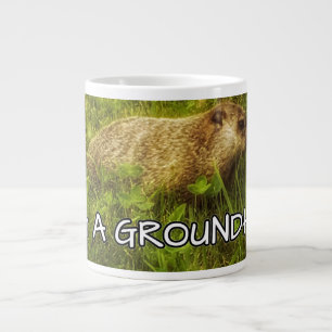 Géante Accrocher une tasse de marmotte