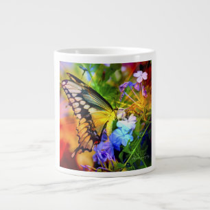 Géante ÉLÉPHANT de plaisir de machaon tasse de café de