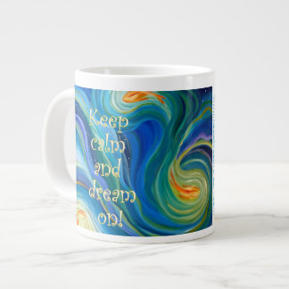 Géante ENORME tasse à café ! eau, poisson, Citation