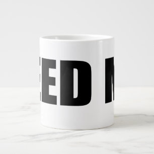 Géante Oxygentees m'alimentent la tasse enorme