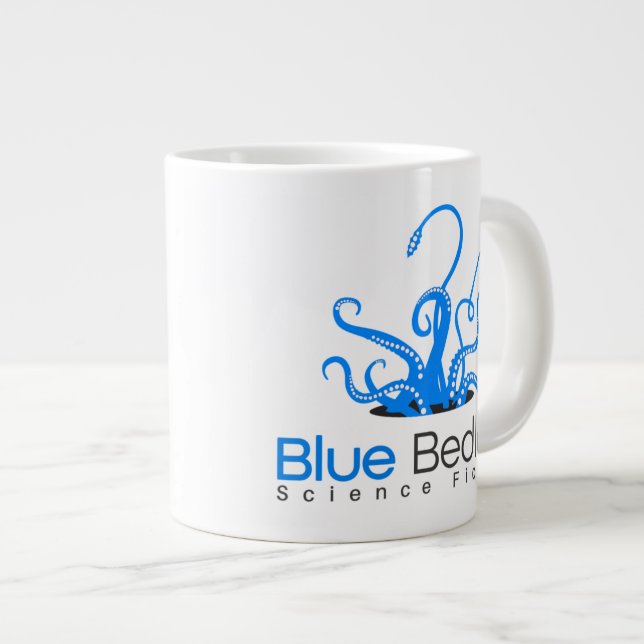 Géante Tasse bleue superbe de tumulte de Gigunda (Devant droit)