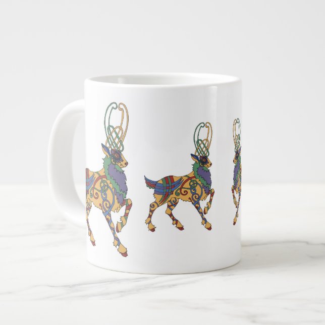 Géante Tasse celtique d'éléphant de mâle (Devant gauche)