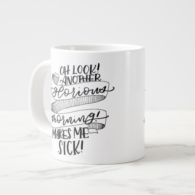 Géante Tasse de citation d'abracadabra (Devant gauche)