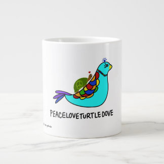 Géante Tasse de PeaceLoveTurtleDove
