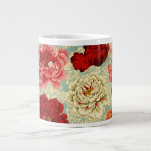 Géante Tasse de "pivoine de brocard" de tissu de Philip