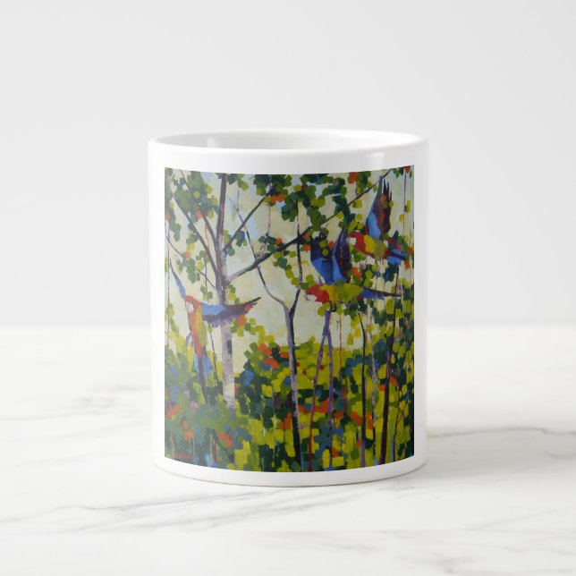 Géante Tasse de Rosellas de vol (Devant)