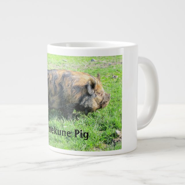 Géante Tasse d'éléphant de porc de Kunekune (Devant droit)