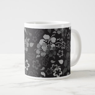 Géante Tasse d'éléphant en verre de motif de fleur de