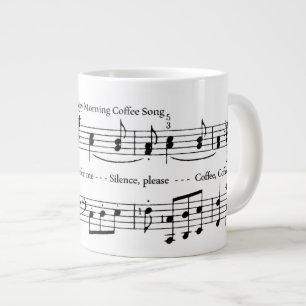 Géante Tasse drôle de chanson de café de lundi
