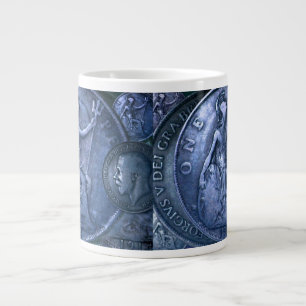 Géante Tasse enorme avec le décor d'art de pièce de