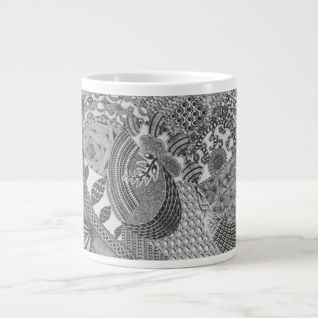 Géante Tasse enorme avec l'illustration (Devant)