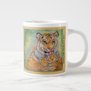 Géante tasse enorme du tigre 20oz