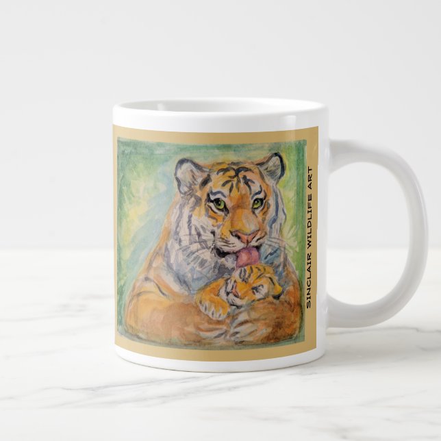 Géante tasse enorme du tigre 20oz (Droite)