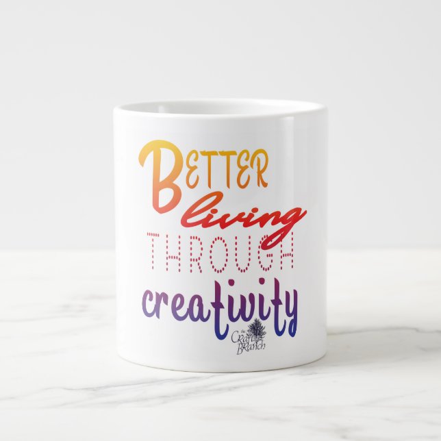 Géante Une meilleure tasse vivante (Devant)