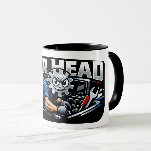 Gearhead Mechanics Mug (Devant droit)