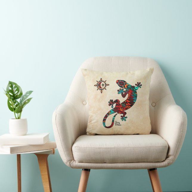 Gecko Lizard Et Oreiller Soleil (Chaise)