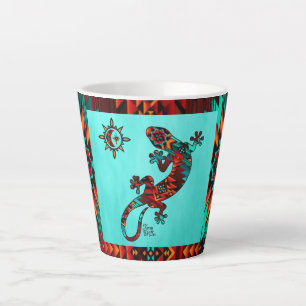 Gecko Lizard Et Sun Latte Mug