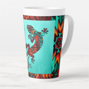 Gecko Lizard Et Sun Latte Mug