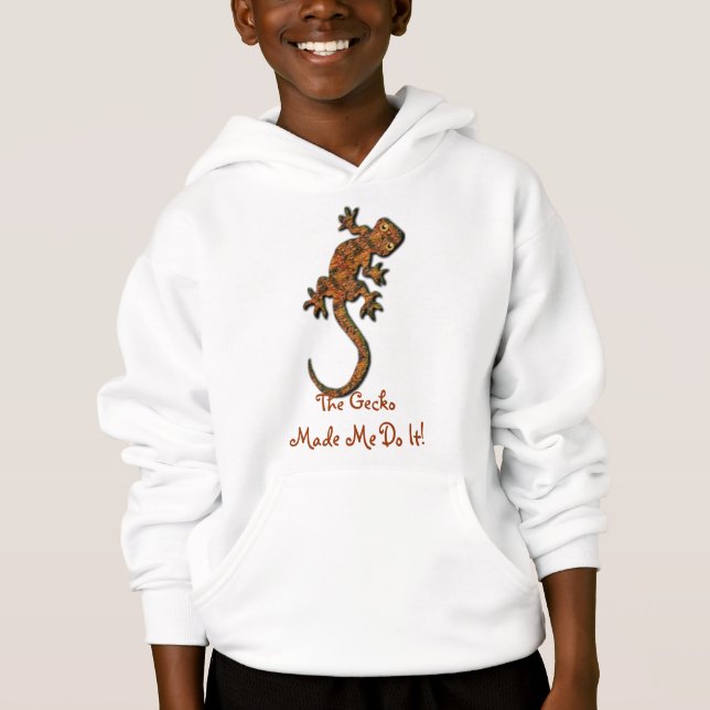 Gecko Lizard Funny Animal-amant Sweat - shirt à ca (Devant)