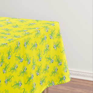 Gecko Lizards Anniversaire Fête Cute Kids Nappe