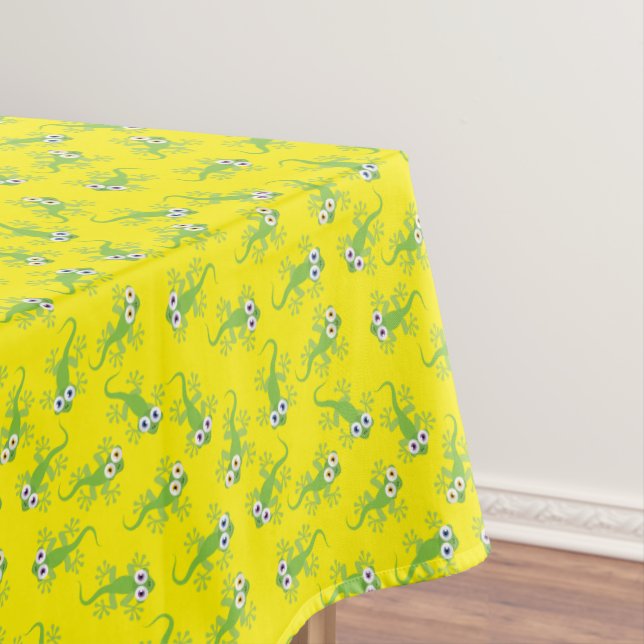 Gecko Lizards Anniversaire Fête Cute Kids Nappe (In Situ)