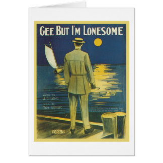 Gee Mais je suis Lonesome Vintage Songbook Cover