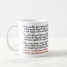 Geek Dante Longfellow - tasse de Lit