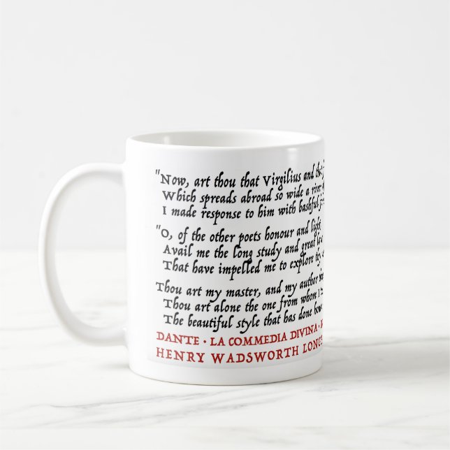 Geek Dante Longfellow - tasse de Lit (Gauche)