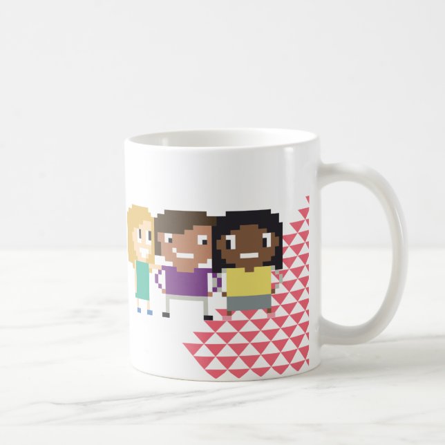 Geek de fille X - améliorez ensemble - tasse de (Droite)