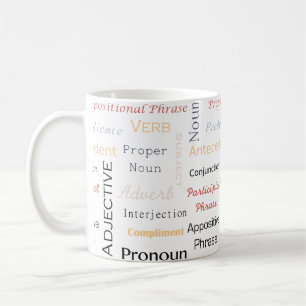 Geek de grammaire tasse de blanc de 11 onces