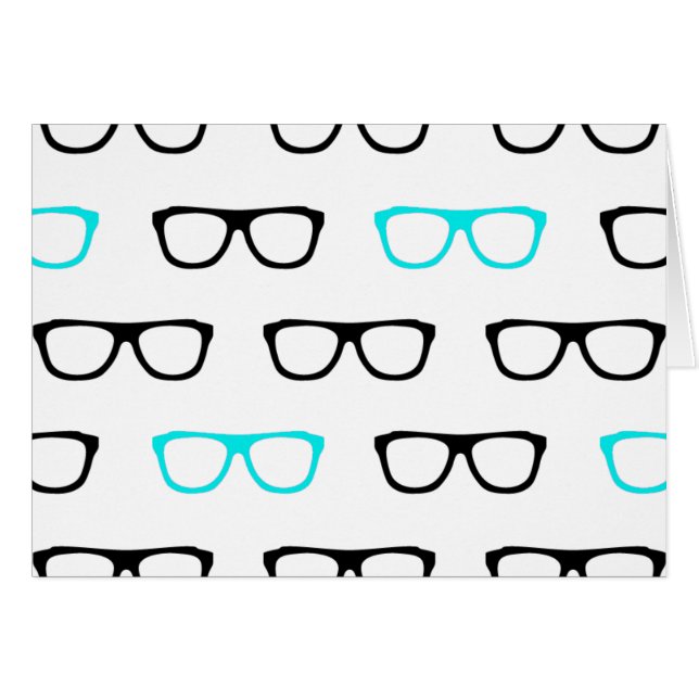 geek lunettes bleu geek (Devant horizontal)