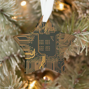 Geek Sortie carte circuit électronique orange PCB
