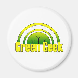 Geek vert - aimant