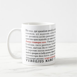 Geek Virgil Aeneid - tasse de Lit