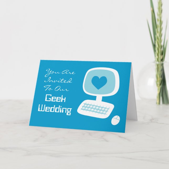 Geek Wedding Invitations (Devant)