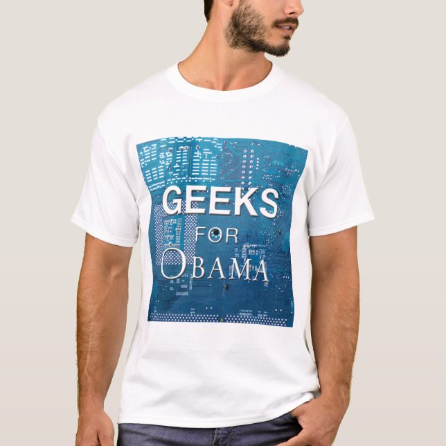 Geeks Union-Fait pour le T-shirt d'Obama (Devant)