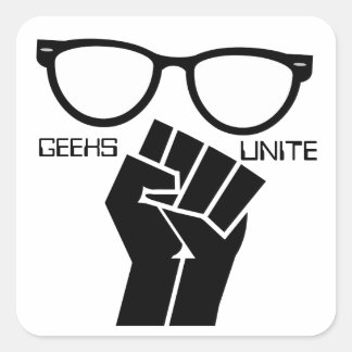 Geeks unis ! Autocollants