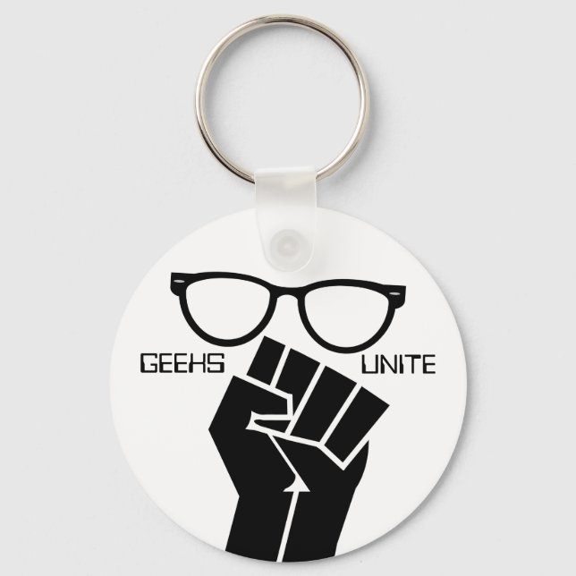 Geeks unis ! Porte-clés (Recto)