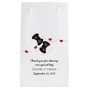 Geeky Gamers Mariage Sac cadeau Dark