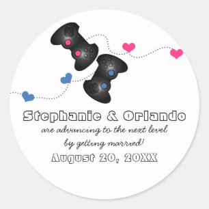 Geeky Gamers Sauvez les Stickers Date Bleu foncé/R