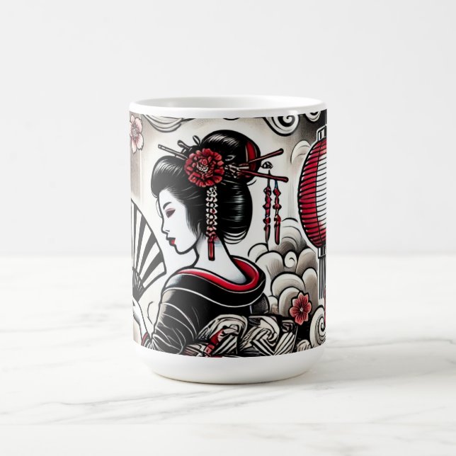 Geisha Art Café Mug (Centre)