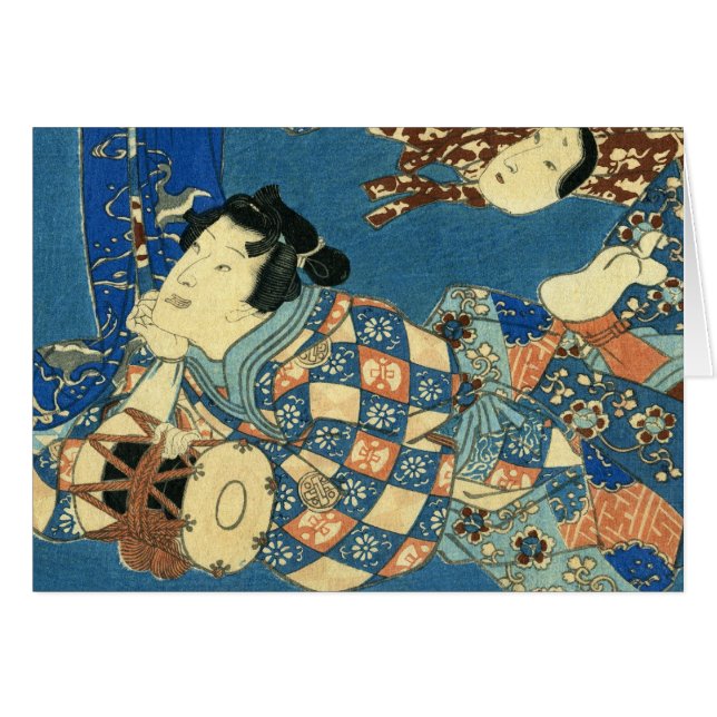 Geisha étendu (Devant horizontal)