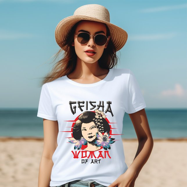 GEISHA Femme d'Art T-shirt (Créateur téléchargé)