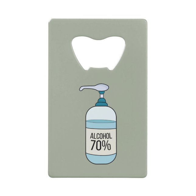 Gel Sanitizer à la main avec 70% d'alcool (Devant)