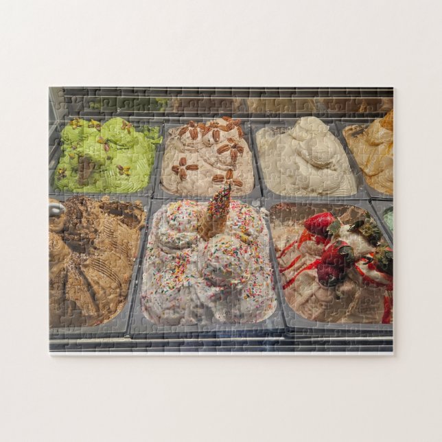 Gelato Desserts Puzzle (Horizontal)