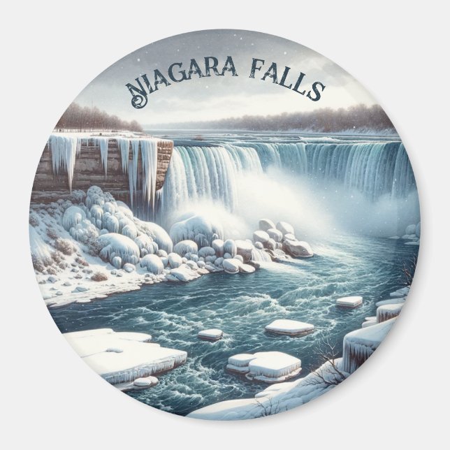 Gelé Niagara Falls Magnet (Devant)