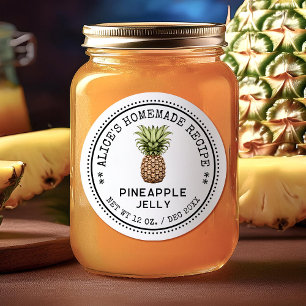 Gelée d'ananas en conserve étiquette recettes mais