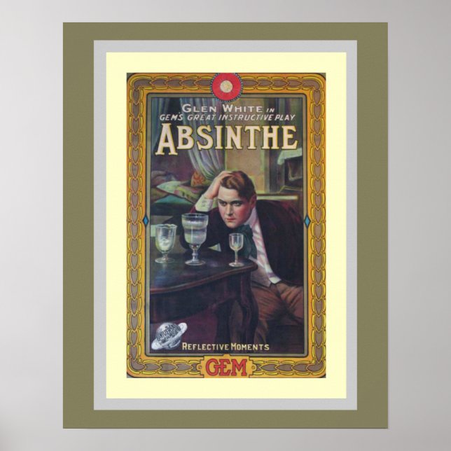 Gem Poster for Play "Absinthe" (Devant)